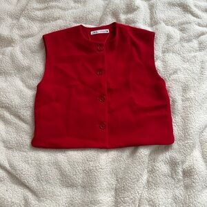 Zara vest top